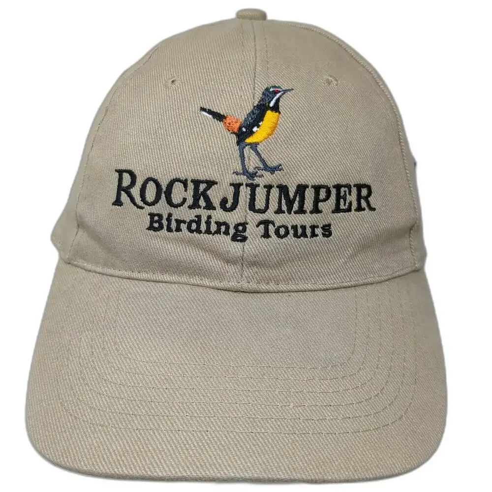 Rockjumper Birding Tours Baseball Cap Beige One Size Strapback Zeiss Bird Hat